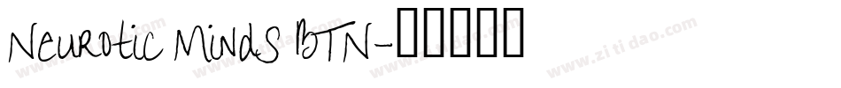 Neurotic Minds BTN字体转换